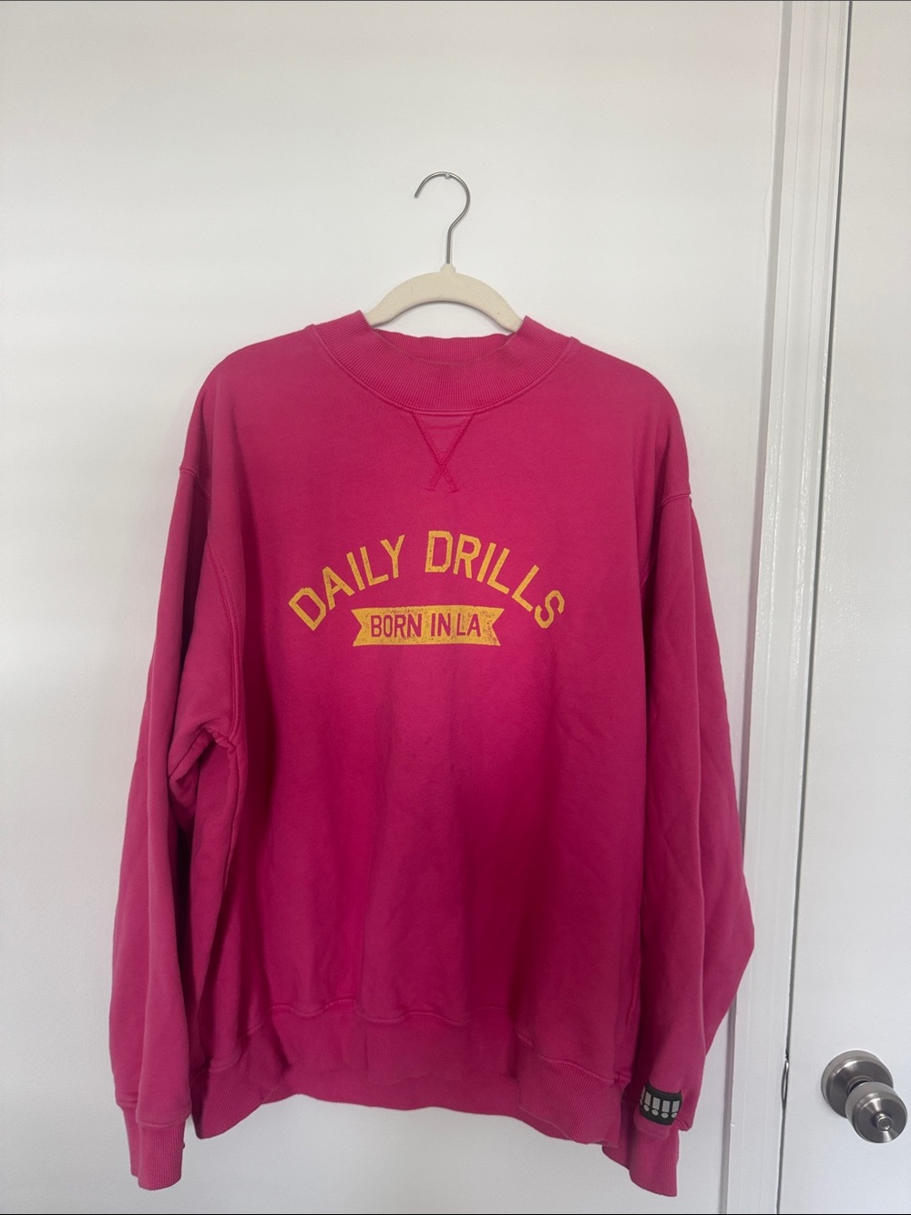 Daily Drills Vintage Birthday Crew Pink
